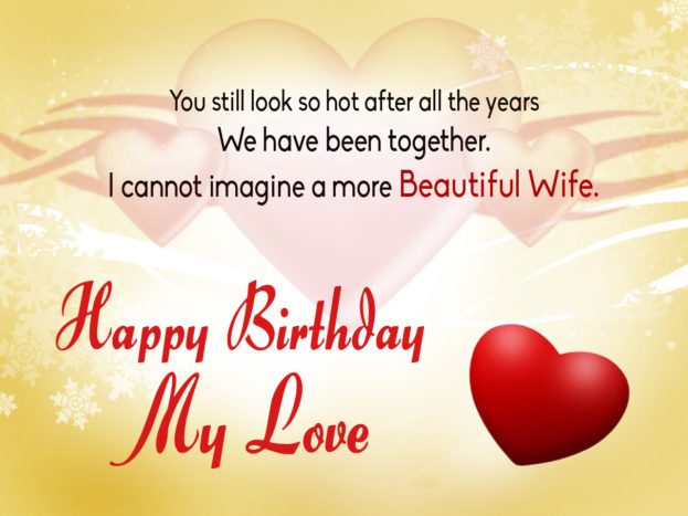 Wife Birthday Card Happy Birthday Wishes, Memes, SMS & Greeting eCard Images